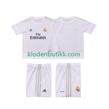 Real Madrid 2015 2016 Barn Retro Hjemme Fotballdrakt Kortermet